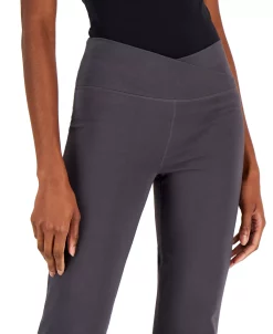 ID Ideology Women's Crisscross-Waist Flared Pants, Created For Macy's -Anne Klein Sales Store 23568182 fpx