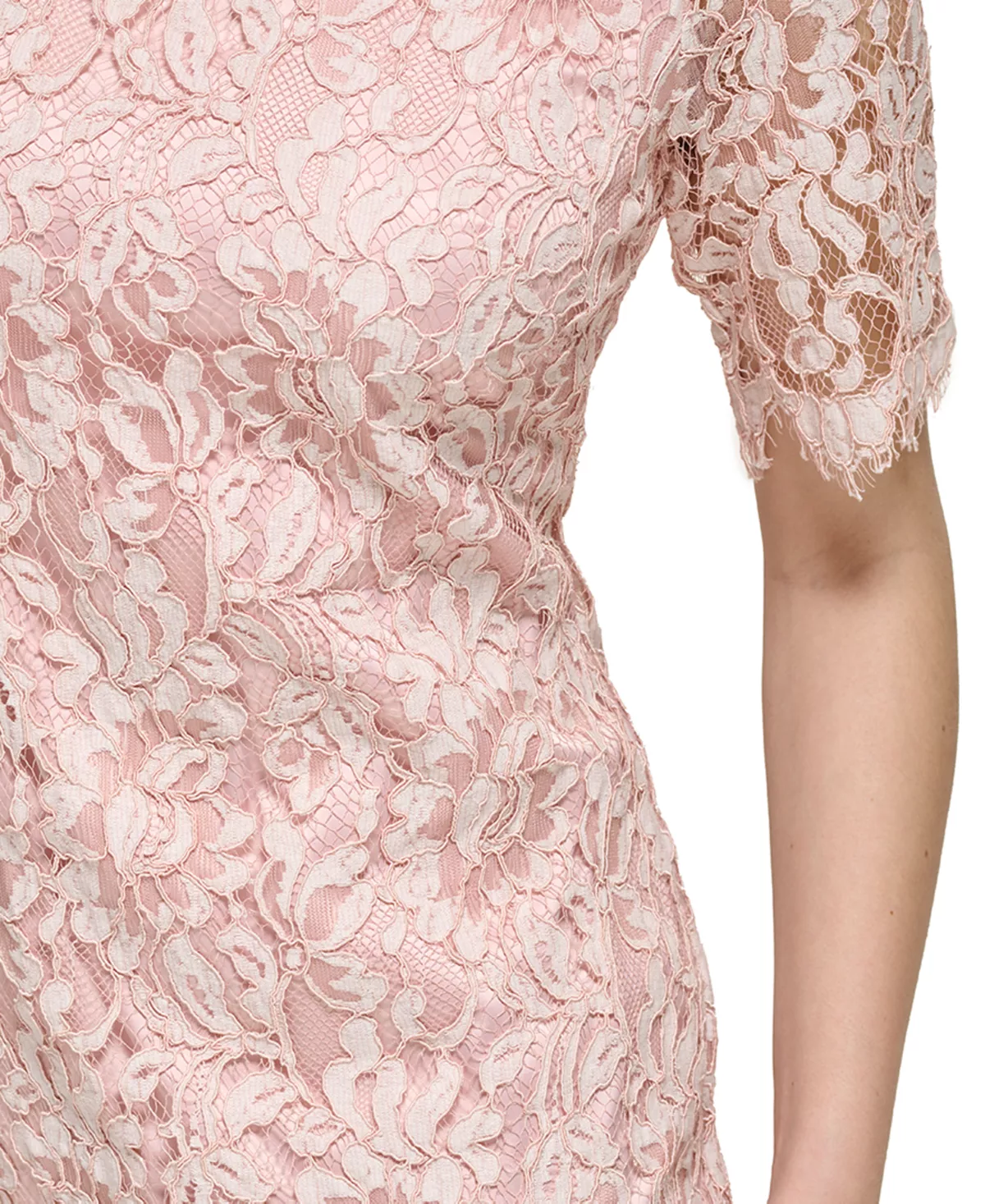 Vince Camuto Women's Lace Cutout-Back Bodycon Dress 4 Vince Camuto Women's Lace Cutout-Back Bodycon Dress - Image 4