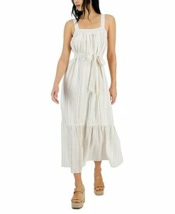 INC International Concepts Women's Square-Neck Midi Dress, Created For Macy's