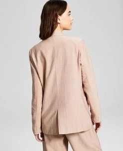 And Now This Women's One-Button Textured Oversized Blazer 14 And Now This Women's One-Button Textured Oversized Blazer -Anne Klein Sales Store 23595042 fpx