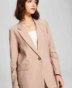 And Now This Women's One-Button Textured Oversized Blazer 15 And Now This Women's One-Button Textured Oversized Blazer -Anne Klein Sales Store 23595043 fpx