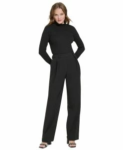 Calvin Klein Women's Corset-Stitched Turtleneck -Anne Klein Sales Store 23596592 fpx