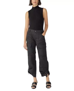 Sanctuary Women's Cali Solid Roll-Tab-Cuffs Cargo Pants -Anne Klein Sales Store 23601513 fpx