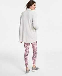 ID Ideology Women's Butter French Terry Cardigan, Created For Macy's 15 ID Ideology Women's Butter French Terry Cardigan, Created For Macy's -Anne Klein Sales Store 23610654 fpx