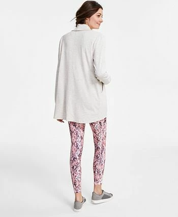 ID Ideology Women's Butter French Terry Cardigan, Created For Macy's 5 ID Ideology Women's Butter French Terry Cardigan, Created For Macy's - Image 5