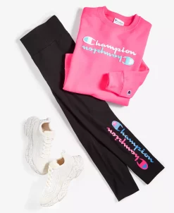 Champion Women's Authentic Performance Logo Leggings -Anne Klein Sales Store 23611083 fpx 1