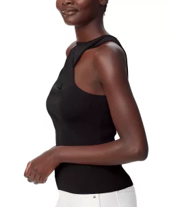 Sam Edelman Women's Cross-Neck Sleeveless Halter Top -Anne Klein Sales Store 23622177 fpx