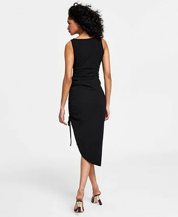 Bar III Sleeveless Scoop Neck Ruched Sheath Dress, Created For Macy's' 2 Bar III Sleeveless Scoop Neck Ruched Sheath Dress, Created For Macy's' - Image 2