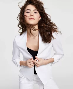 Bar III Textured Crepe Blazer, Created For Macy's -Anne Klein Sales Store 23622333 fpx