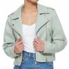 Black Tape Women's Long-Sleeve Quilted Moto Bomber Jacket