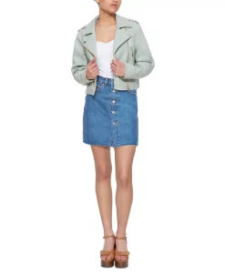 Black Tape Women's Long-Sleeve Quilted Moto Bomber Jacket -Anne Klein Sales Store 23629333 fpx