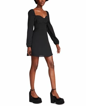 Steve Madden Women's Nicole Smocked-Back Bustier Mini Dress 2 Steve Madden Women's Nicole Smocked-Back Bustier Mini Dress - Image 2