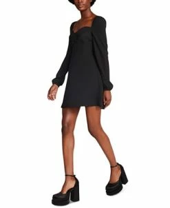 Steve Madden Women's Nicole Smocked-Back Bustier Mini Dress 8 Steve Madden Women's Nicole Smocked-Back Bustier Mini Dress -Anne Klein Sales Store 23642096 fpx