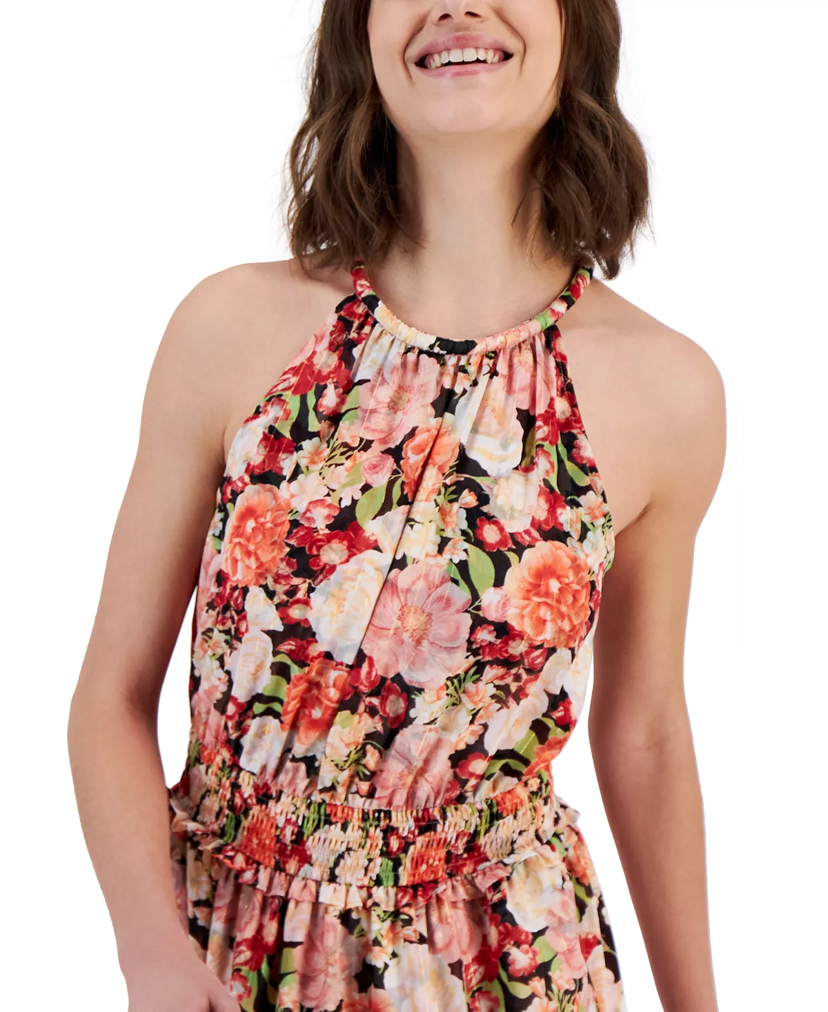 INC International Concepts Women's Halter Maxi Dress, Created For Macy's 4 INC International Concepts Women's Halter Maxi Dress, Created For Macy's - Image 4