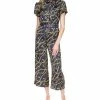 Michael Kors Women's Chain-Print Chain Bow Jumpsuit