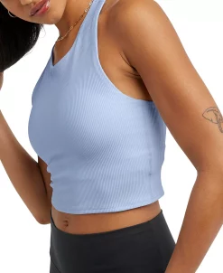 Champion Women's Ribbed Soft Touch Crop Top -Anne Klein Sales Store 23656256 fpx