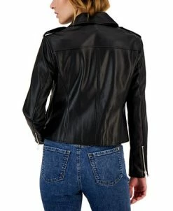 INC International Concepts Women's Faux-Leather Jacket, Created For Macy's -Anne Klein Sales Store 23656726 fpx