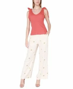 Black Tape Women's Elastic-Waist Wide-Leg Pull-On Pants -Anne Klein Sales Store 23674189 fpx