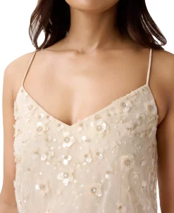 Adrianna Papell Women's Floral Embellished Sleeveless Blouson Gown 6 Adrianna Papell Women's Floral Embellished Sleeveless Blouson Gown -Anne Klein Sales Store 23684737 fpx