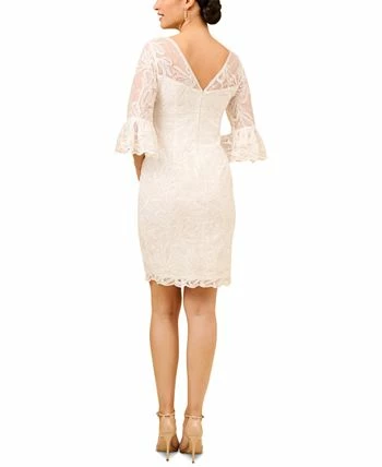 Adrianna Papell Women's Soutache Embroidered Flare Sleeve Sheath Dress 2 Adrianna Papell Women's Soutache Embroidered Flare Sleeve Sheath Dress - Image 2