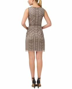 Papell Studio Women's Embellished Sleeveless Dress -Anne Klein Sales Store 23685327 fpx