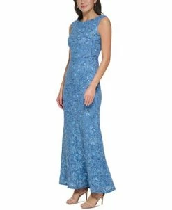 Vince Camuto Women's Embellished Lace V-Back Gown -Anne Klein Sales Store 23719631 fpx