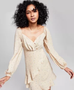 And Now This Women's Ruffled Pleated-Bust A-Line Dress -Anne Klein Sales Store 23733321 fpx