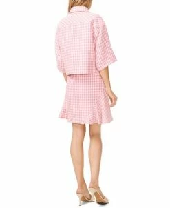 CeCe Women's Tweed Elbow-Sleeve Shirt Jacket -Anne Klein Sales Store 23733979 fpx