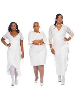 Kasper Women's Twist-Front Puff-Sleeve A-Line Dress 10 Kasper Women's Twist-Front Puff-Sleeve A-Line Dress -Anne Klein Sales Store 23746616 fpx