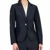 Anne Klein Women's Denim One-Button Jacket