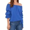 Vince Camuto Women's Off The Shoulder Tie Front Blouse
