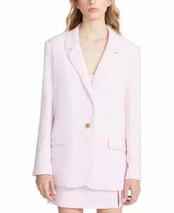 Steve Madden Women's Kaira One-Button Boyfriend Blazer