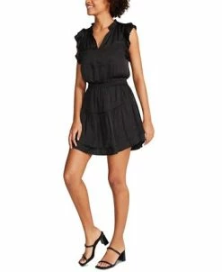 Steve Madden Women's Satin Prairie Dreams Mini Dress 10 Steve Madden Women's Satin Prairie Dreams Mini Dress -Anne Klein Sales Store 23775055 fpx