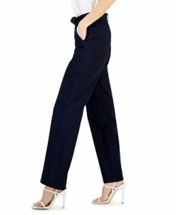 Anne Klein Women's High-Rise Tie-Front Denim Pants 7 Anne Klein Women's High-Rise Tie-Front Denim Pants -Anne Klein Sales Store 23776553 fpx