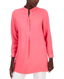 Anne Klein Nehru Tunic -Anne Klein Sales Store 23777366 fpx
