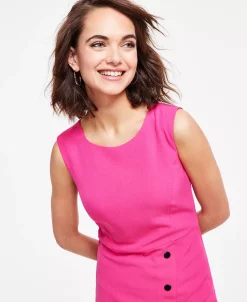 Kasper Women's Asymmetrical Snap-Trim Sheath Dress -Anne Klein Sales Store 23777607 fpx