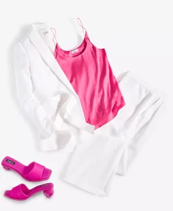 Bar III Women's Textured Belted Jacket, Created For Macy's -Anne Klein Sales Store 23793060 fpx 2