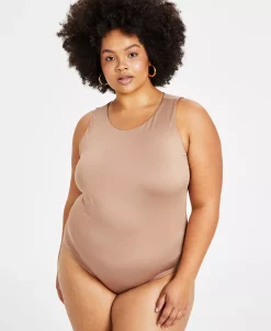 And Now This Women's Sleeveless High Neck Bodysuit, XS-4X -Anne Klein Sales Store 23803682 fpx