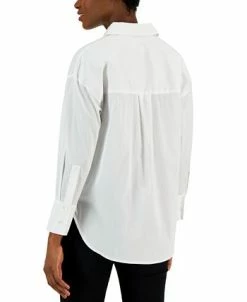 Anne Klein Women's Open-Collar Blouson-Sleeve Shirt -Anne Klein Sales Store 23827711 fpx