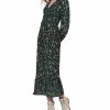 Black Tape Women's Plissé Ruffled-Hem Maxi Dress