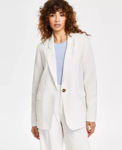 And Now This Women's One-Button Textured Oversized Blazer 19 And Now This Women's One-Button Textured Oversized Blazer -Anne Klein Sales Store 23890431 fpx