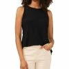 Vince Camuto Women's Back Keyhole Split-Hem Sleeveless Top