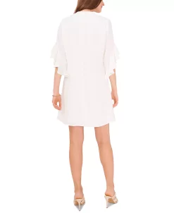 Vince Camuto Women's Ruffle-Sleeve Dress -Anne Klein Sales Store 23892305 fpx