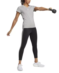 ADIDAS Women's Training Essentials Logo V-neck T-shirt -Anne Klein Sales Store 23900718 fpx