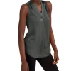 Alfani Women's Satin V-Neck Tank Top, Created For Macy's