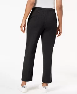 Karen Scott Port Drawstring Straight-Leg Pants, Created For Macy's 8 Karen Scott Port Drawstring Straight-Leg Pants, Created For Macy's -Anne Klein Sales Store 9868326 fpx